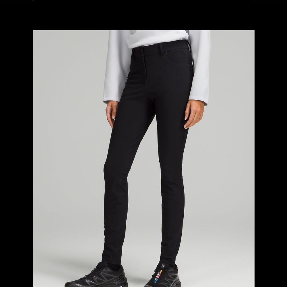 Lululemon City sleek slim-fit 5 pocket high-rise pant